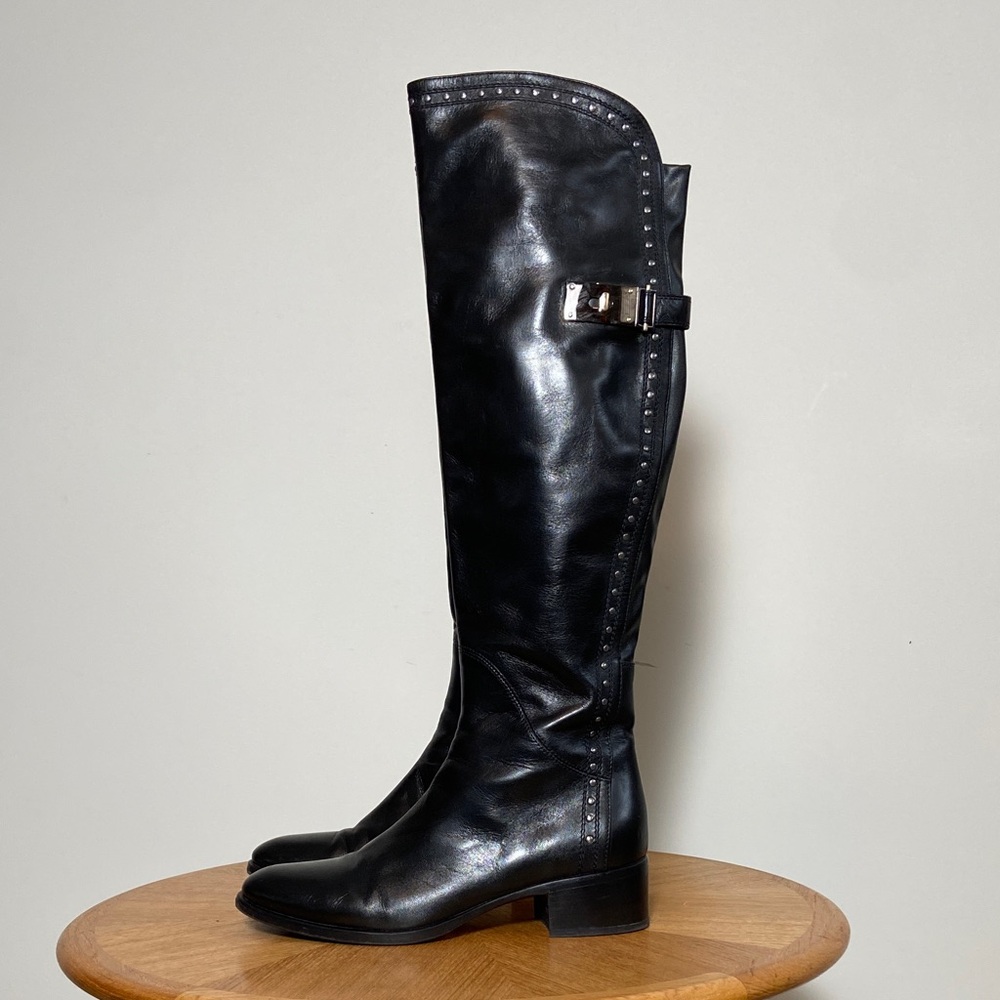 Vero Cuoio Black Over the Knee Boots
